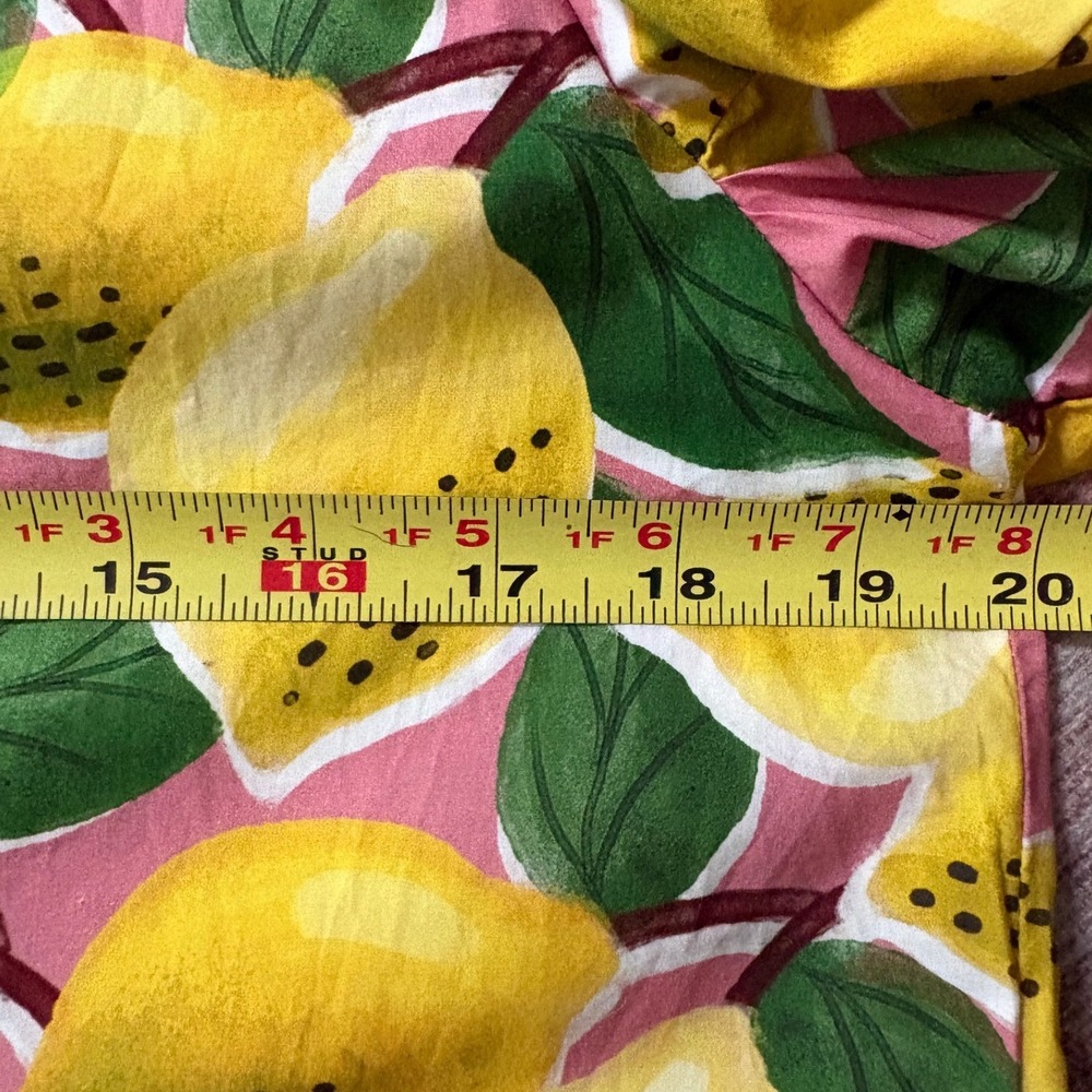 FARM Rio Pink Lemon Print Button-Up Blouse - Picture 8 of 9